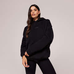 Schwerer Oversized Hoodie - Espressobraun