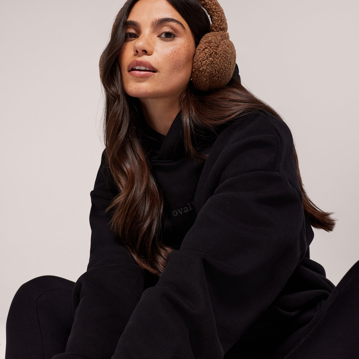 Schwerer Oversized Hoodie - Espressobraun