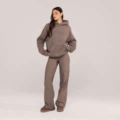 Winterhose mit weitem Bein – Black Coffee