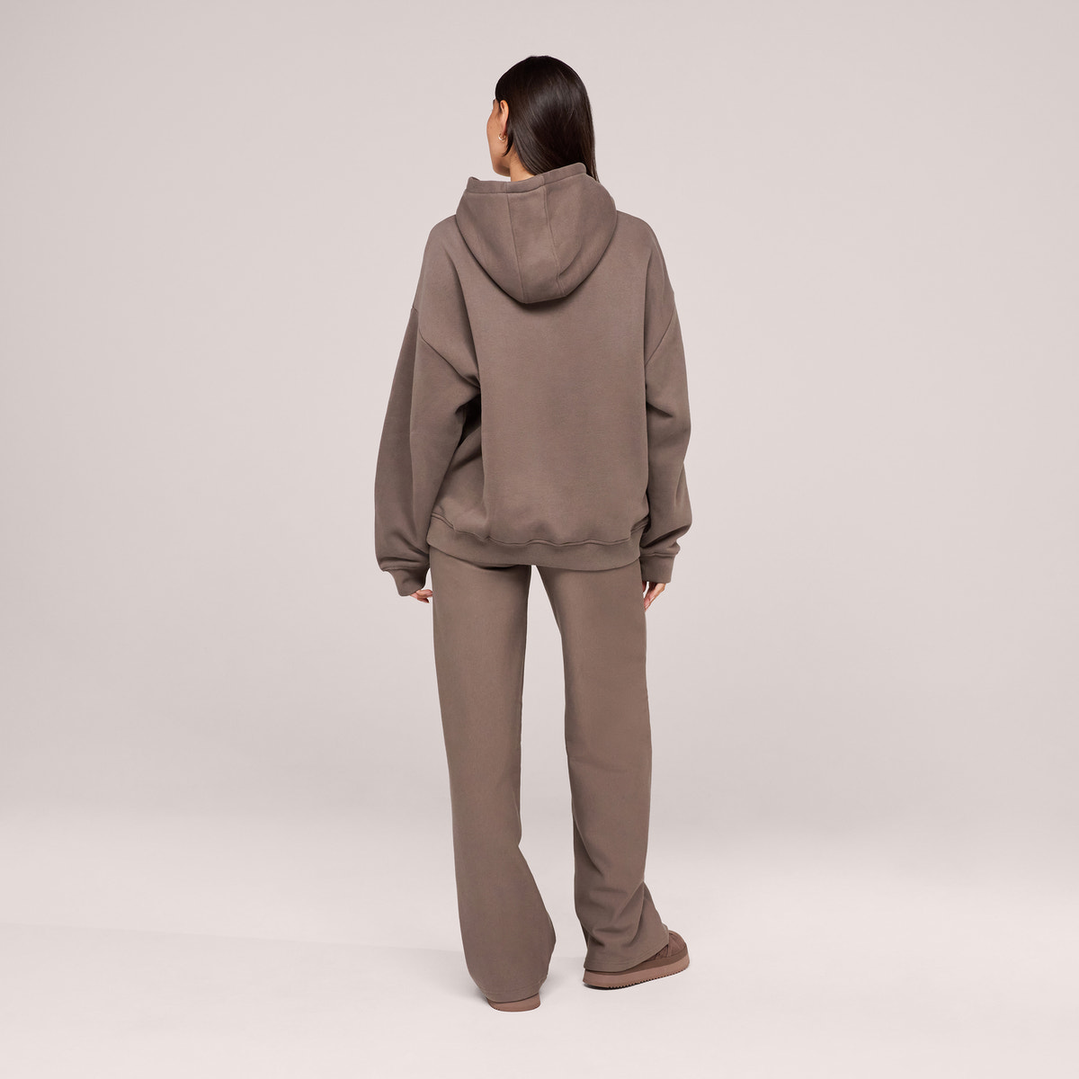 Winterhose mit weitem Bein – Black Coffee