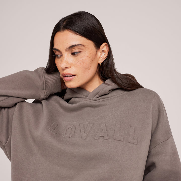 Heavyweight Oversized Hoodie – Mocha