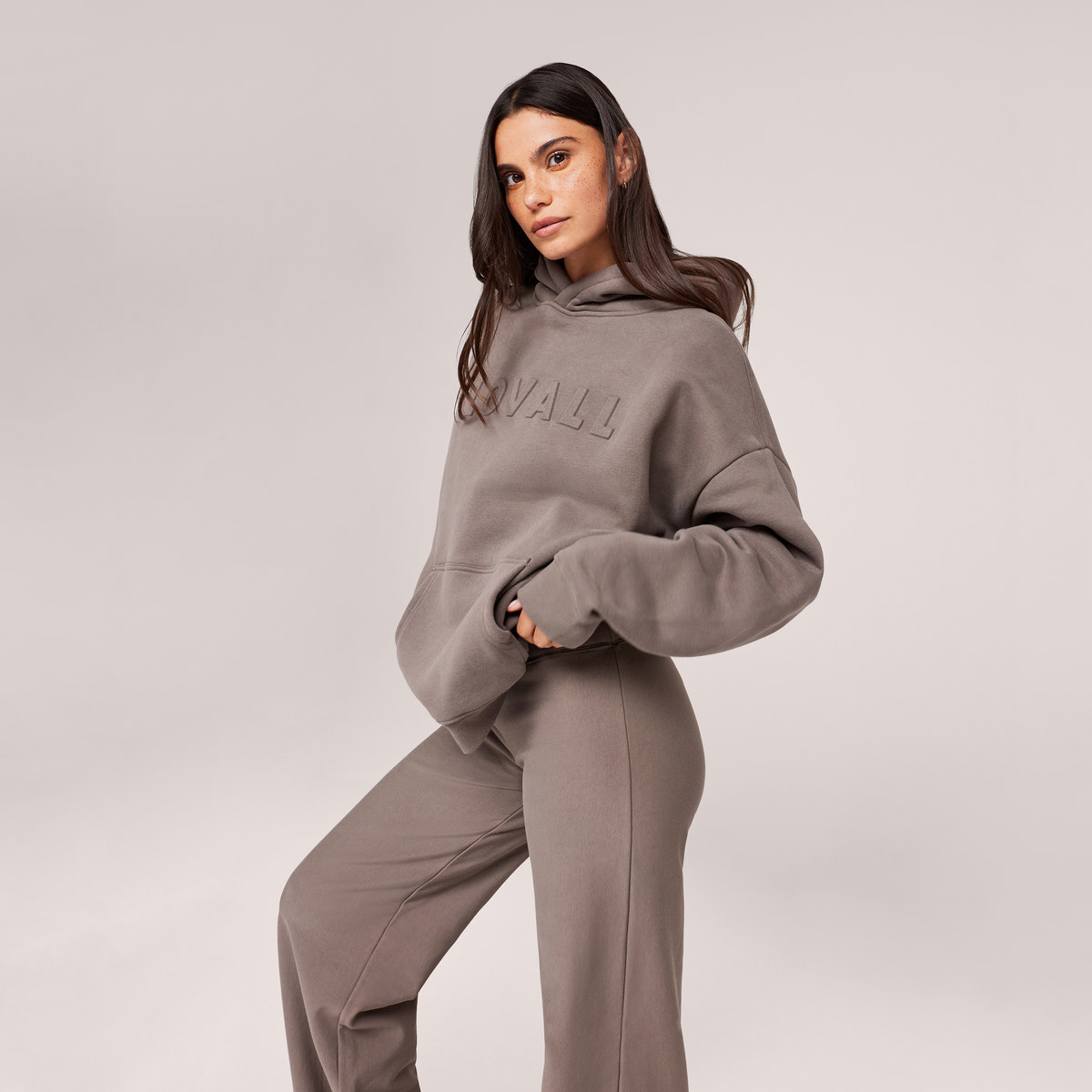 Winterhose mit weitem Bein – Black Coffee