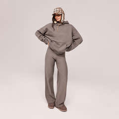 Winterhose mit weitem Bein – Black Coffee