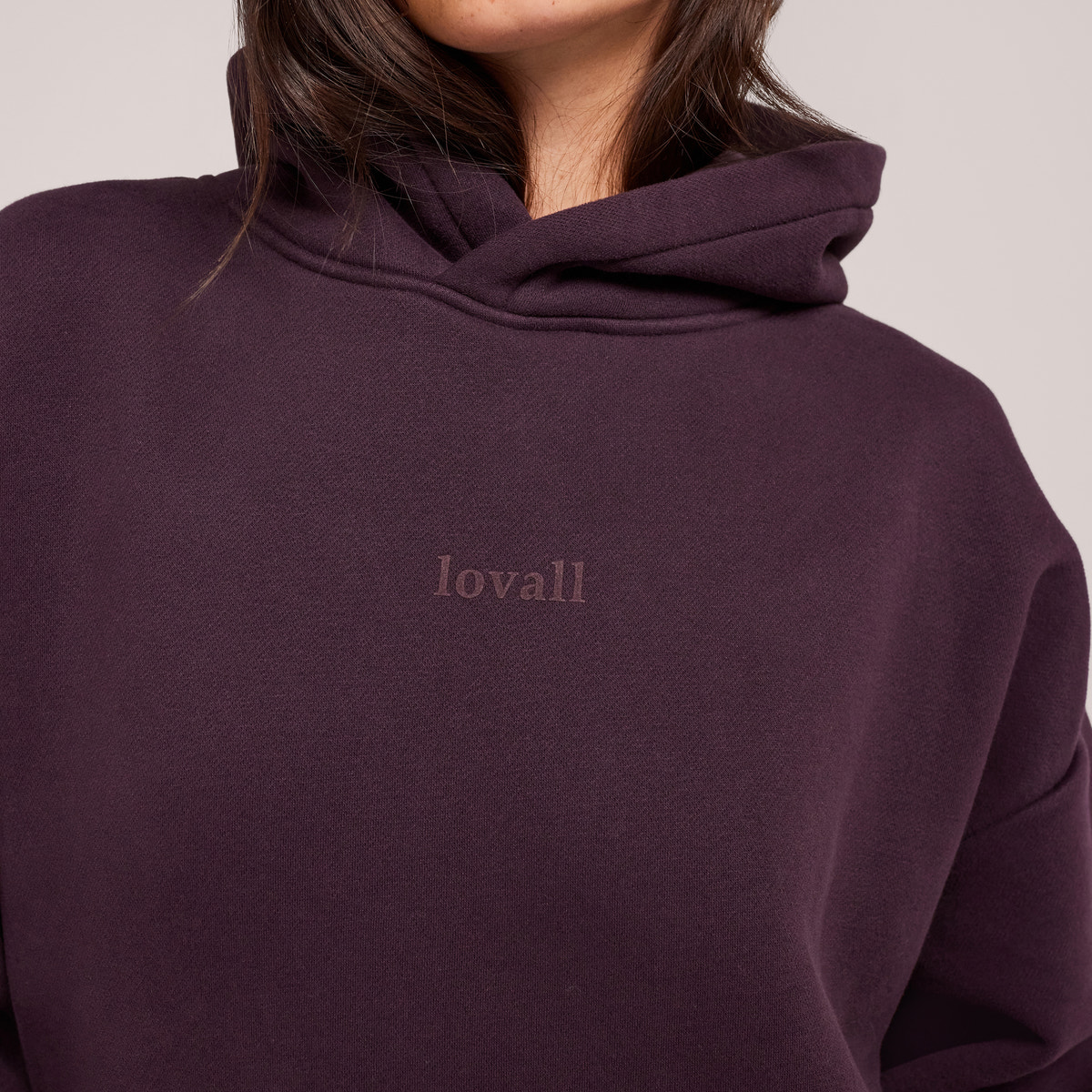 Schwerer Oversized Hoodie - Espressobraun