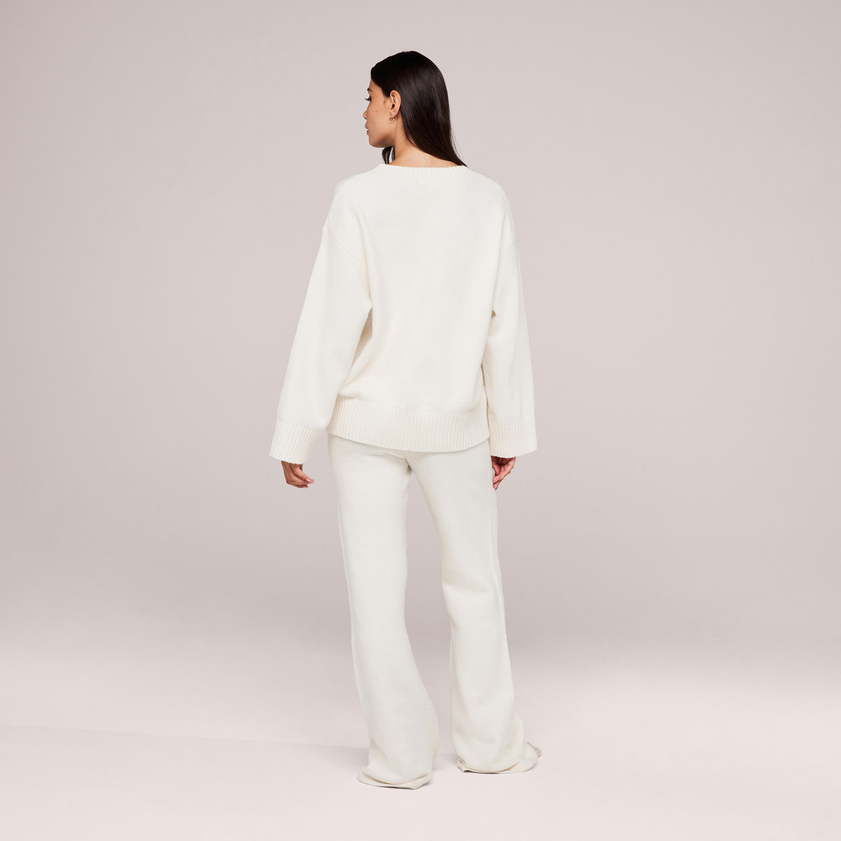 Lovall Strickpullover Oversize – Off-White