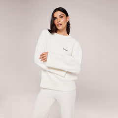 Lovall Strickpullover Oversize – Off-White