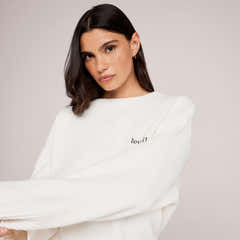 Lovall Strickpullover Oversize – Off-White