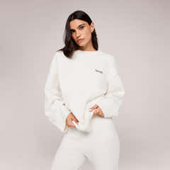 Lovall Strickpullover Oversize – Off-White