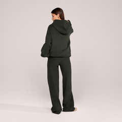 Schwerer Oversized Hoodie - Espressobraun