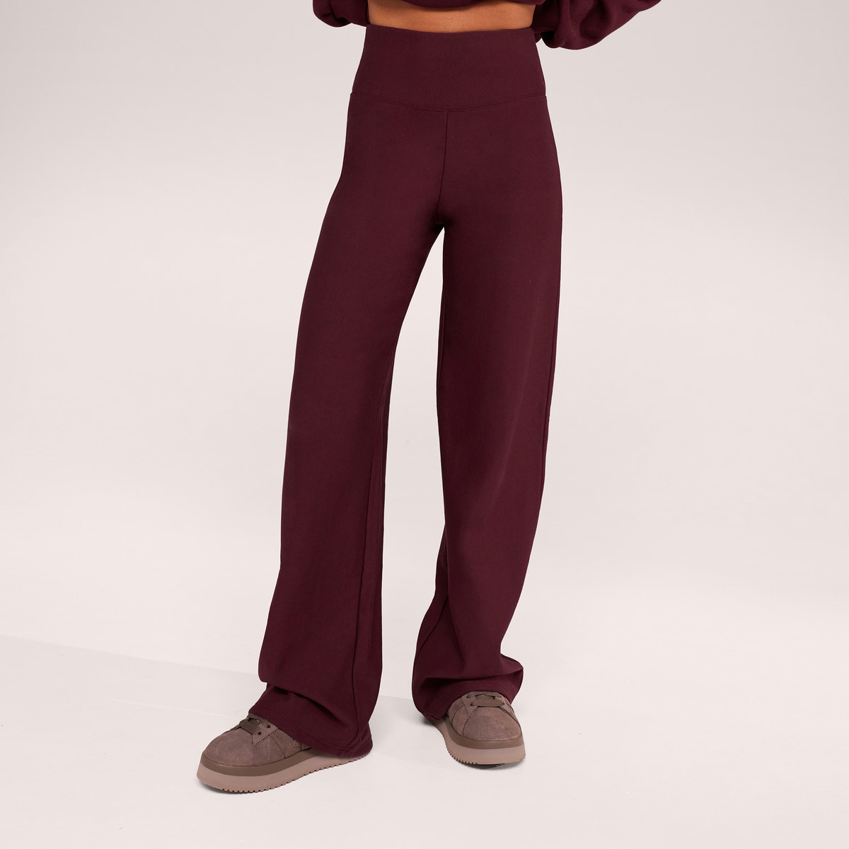 Winterhose mit weitem Bein – Black Coffee
