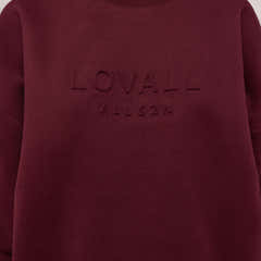 Schweres Oversized Campus-Sweatshirt – Mokka