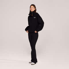 Winter-Schlaghosen-Leggings - Schwarz