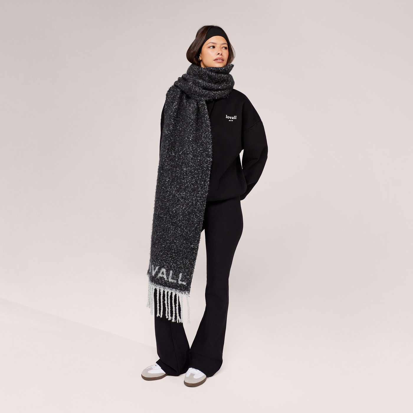 Winter-Schlaghosen-Leggings - Schwarz