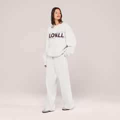 Schweres Oversized Campus-Sweatshirt – Mokka
