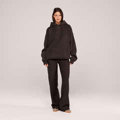 Winterhose mit weitem Bein – Black Coffee
