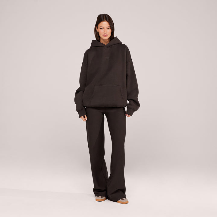 Winterhose mit weitem Bein – Black Coffee