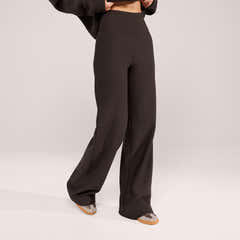 Winterhose mit weitem Bein – Black Coffee