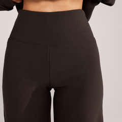 Winterhose mit weitem Bein – Black Coffee
