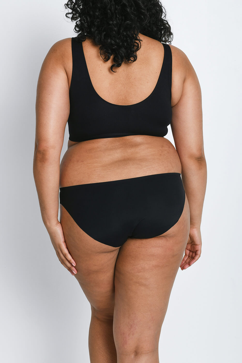 Nahtlose Bikini Unterhose 3-Er Pack - Schwarze