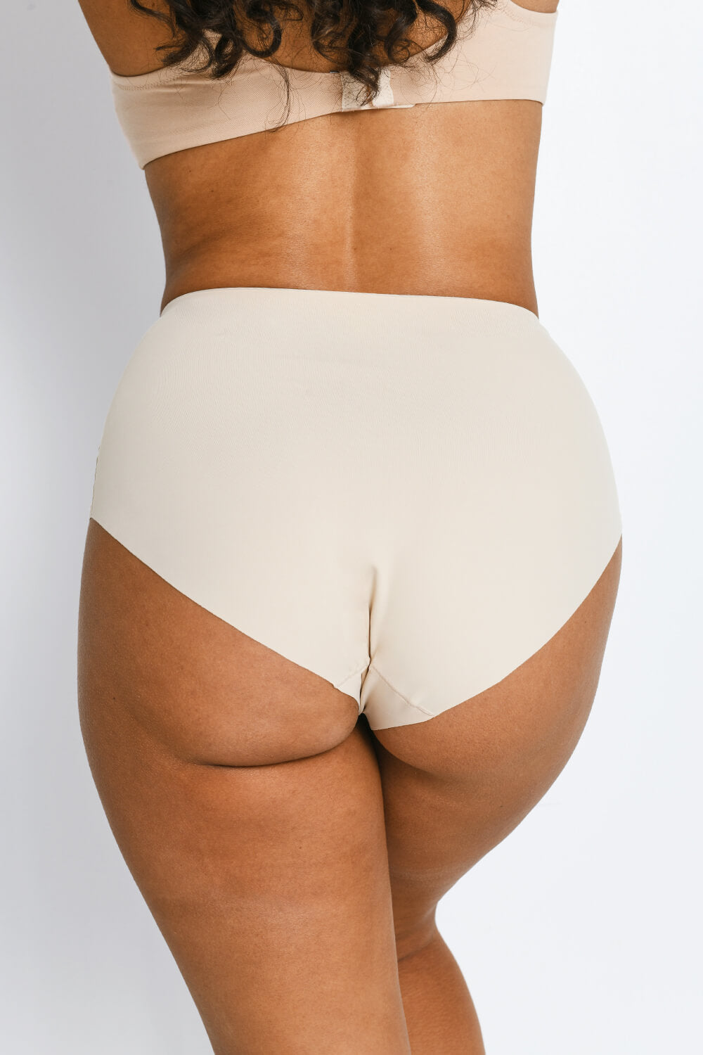 Hohem Bund Baumwolle Bedeckender 3-Er Pack - Schwarze