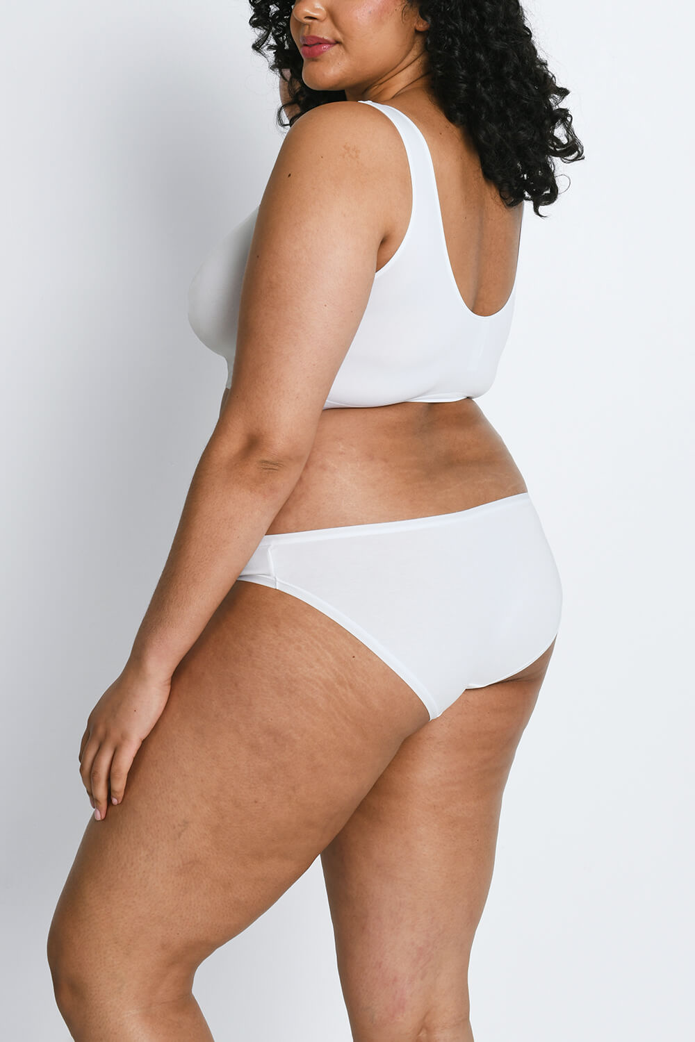 Kurve Baumwolle Bikini Unterhose 3-Er Pack - Black