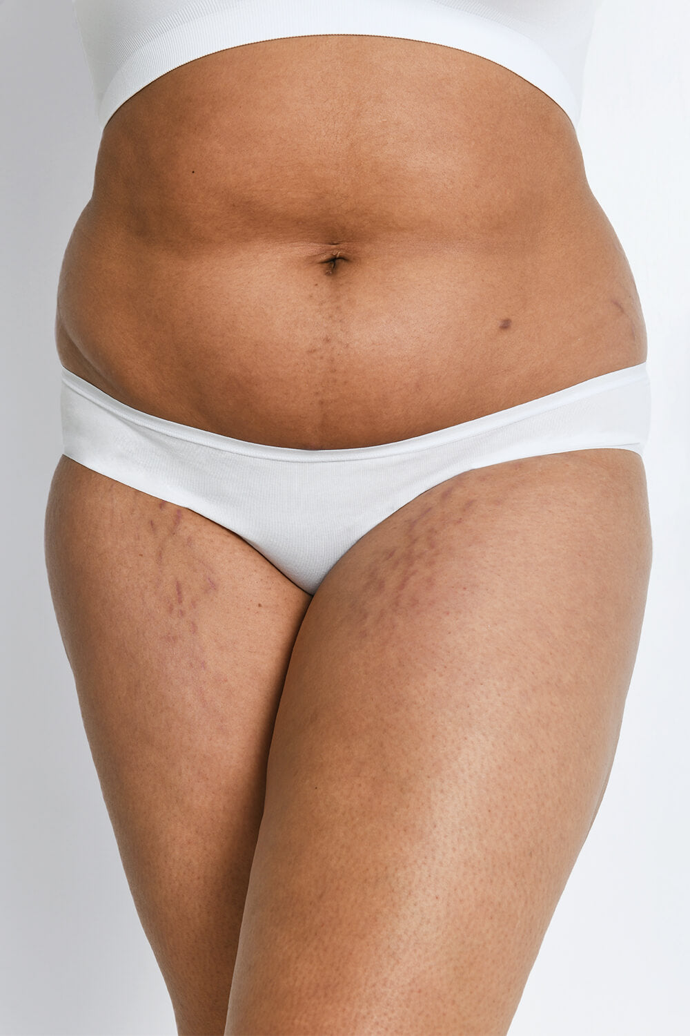 Kurve Baumwolle Brasilianische  Unterhose 3-Er Pack - Black