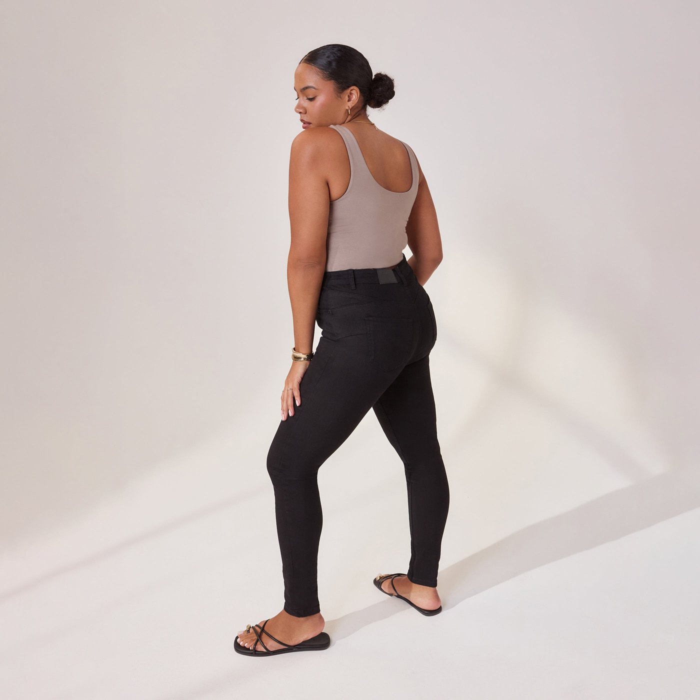 Lift & Shape Jeans Curvy - Black