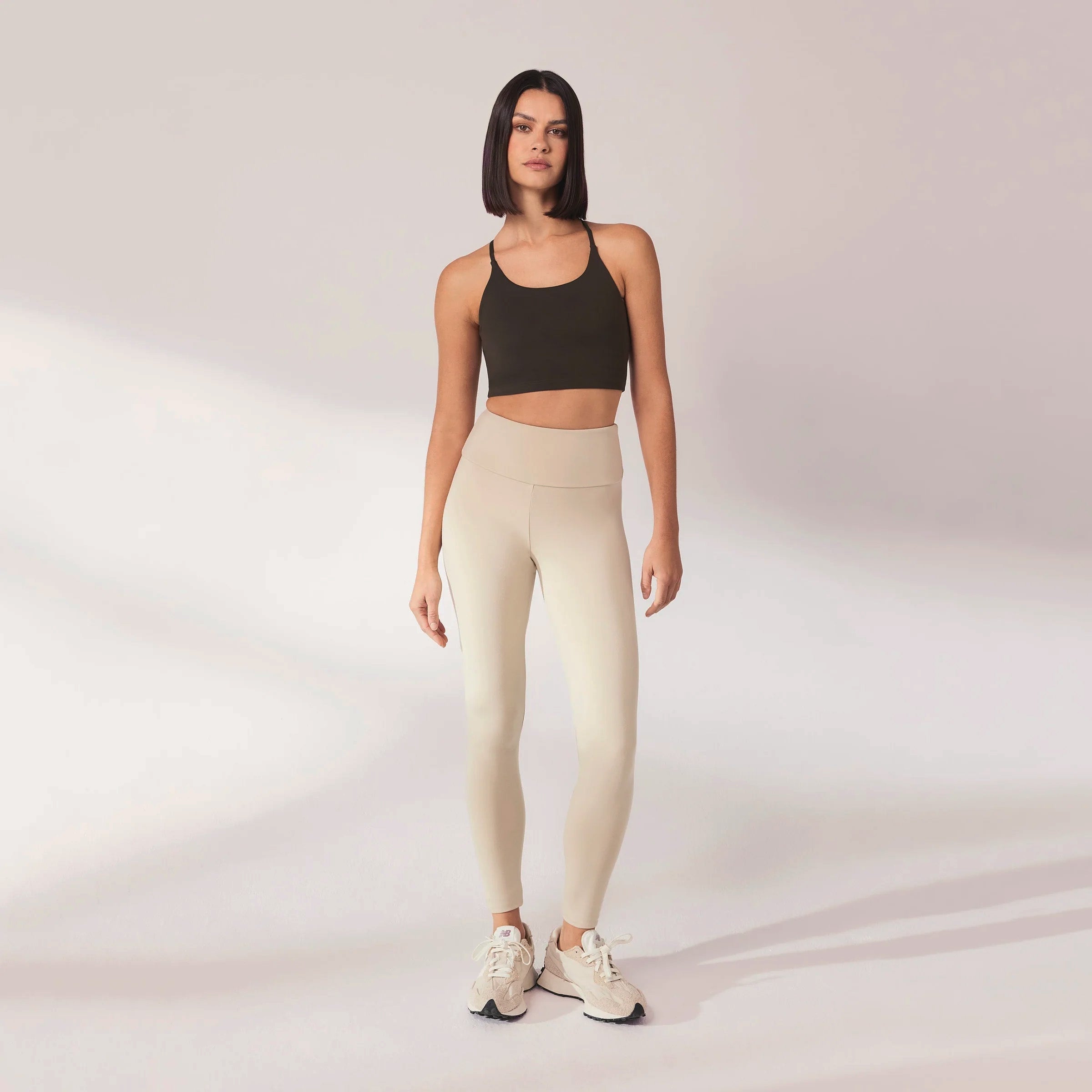 Alltägliche Leichte Leggings - Naturbeige