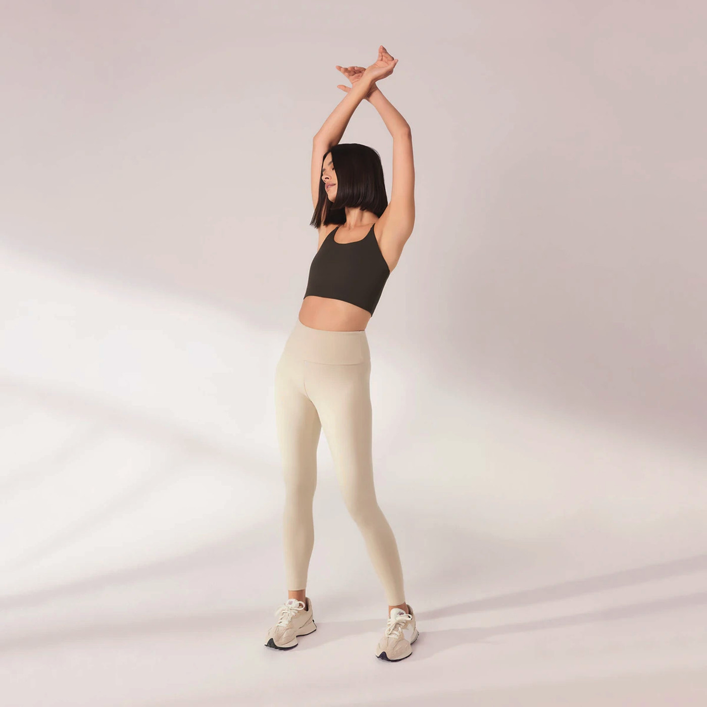 Alltägliche Leichte Leggings - Naturbeige