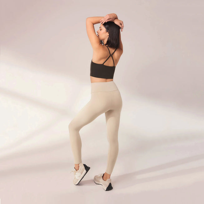 Alltägliche Leichte Leggings - Naturbeige