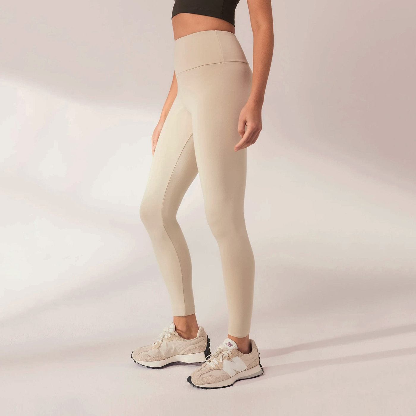 Alltägliche Leichte Leggings - Naturbeige