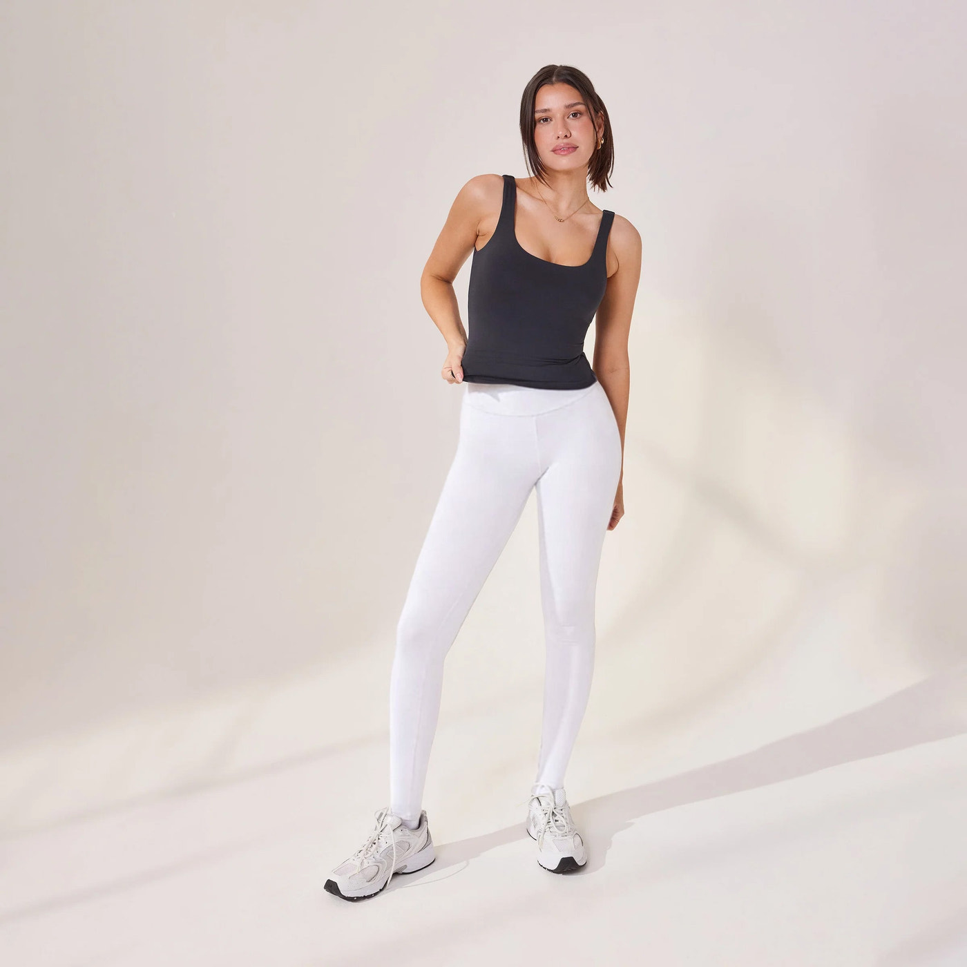 Alltägliche Leichte Leggings - Weiße