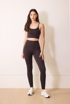 24/7 Revitalise High Waisted Leggings Curvy - Black Coffee