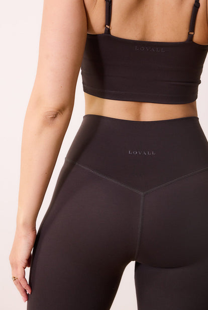 24/7 Revitalise High Waisted Leggings Curvy - Black Coffee