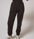 ALL SZN Bio-Jogger mit Bündchen - Black Coffee