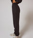 ALL SZN Bio-Jogger mit Bündchen Curvy - Black Coffee