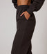 ALL SZN Bio-Jogger mit Bündchen - Black Coffee