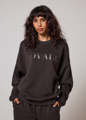 ALL SZN Übergröße Bio-Sweatshirt Style 4 - Black Coffee