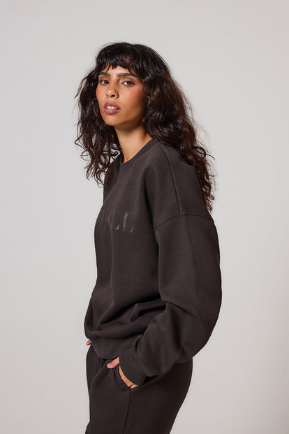 ALL SZN Übergröße Bio-Sweatshirt Style 4 - Black Coffee