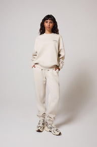 ALL SZN Bio-Jogger mit Bündchen Curvy - Ecru