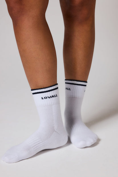 Gerippte Sport Socke - Vintage Navy