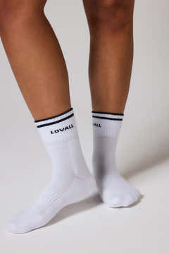 Gerippte Sportsocken - Vintage Navy