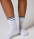 Gerippte Sport Socke - Navy Blau