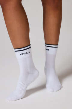 Gerippte Sportsocken - Vintage Navy