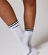 Gerippte Sport Socke - Navy Blau