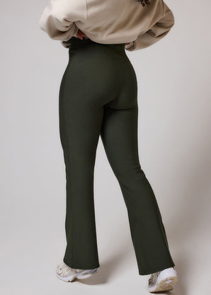 Schlaghose Leggings Winter - Deep Olive