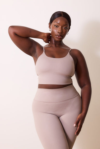 24/7 Revitalise High Waisted Leggings Curvy - Clay