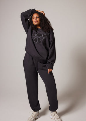 ALL SZN Bio-Jogger mit Bündchenr Curvy - Shadow