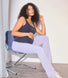Maternity Lightweight Flare Leggings - Light Grey Marl