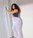 Maternity Lightweight Flare Leggings - Light Grey Marl